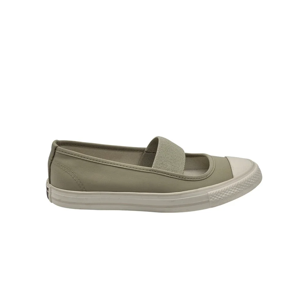 Converse Chuck Taylor All Star Dainty Womens 5 Beige Mary Jane Flats A15221F